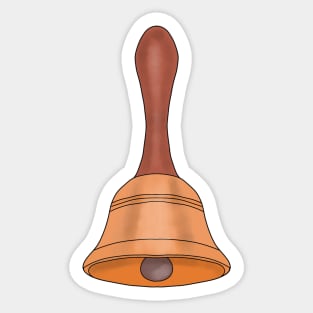 Adorable Handbell Sticker